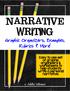 Narrative Writing. Graphic Organizers, Examples, Rubrics & More!