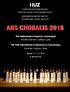 INTERNATIONAL CHORAL INSTITUTE. Ars Choralis Peti međunarodni simpozij o korusologiji. zborska umjetnost pjevanje glas