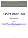 User Manual.  Ofer Tchernichovski. Compiled from