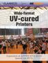 in cooperation with Trade Show Trade Show May2014 Wide-format UV-cured Printers
