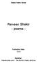 Parveen Shakir - poems -