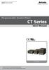Programmable Counter/Timer CT Series. User Manual. CT Series. CT Series