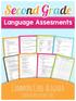 ELA Language Assessments