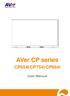 AVer CP series CP654I/CP754I/CP864I. User Manual