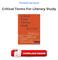 Critical Terms For Literary Study PDF