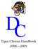 D C Tiger Chorus Handbook