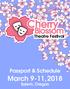 Blossom. March 9-11, Passport & Schedule. Theatre Festival. Salem, Oregon