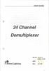 24 Channel Demultiplexer