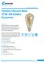 Flexible Filament Bulb ST64_4W Golden Datasheet