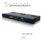 Sentinel. surround sound audio monitor. User Manual