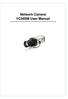 Network Camera VC58SM User Manual