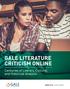 GALE LITERATURE CRITICISM ONLINE. Centuries of Literary, Cultural, and Historical Analysis EMPOWER DISCOVERY