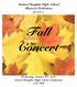 Central Dauphin High School Choirs & Orchestras. present a. Fall Concert
