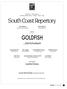 45th Season 433rd Production JULIANNE Argyros STAGE / March 15 - April 5, presents GOLDFISH