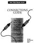 CONNECTIONS GUIDE. To Find Your Hook.up Turn To Page 1