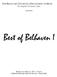 Best of Belhaven I. THE BELHAVEN UNIVERSITY DEPARTMENT OF MUSIC Dr. Stephen W. Sachs, Chair. presents