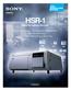 HSR-1 Digital Surveillance Recorder Preliminary
