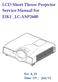 LCD Short Throw Projector Service Manual for EIKI _LC-XSP2600