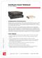 Spec Sheet. InterReach Fusion Wideband 2.5 GHz WiMAX. In-Building Wireless Networking System. Product Highlights
