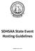 SDHSAA State Event Hosting Guidelines