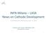 INFN Milano LASA News on Cathode Development