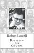 Robert Lowell. Between. the. Covers