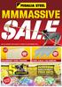 ALE MMMASSIVE $33 $89 SEE BACK PAGE FOR DETAILS SALE ON MONDAY 18TH AUGUST TO FRIDAY 5TH SEPTEMBER FROM .50 FROM SPECIAL OFFER .