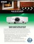 Epson EB-G5750WUNL Multimedia Projector