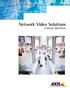 Network Video Solutions. Concept Brochure
