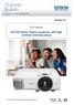 Full HD Home Theatre projector with high contrast and easy setup