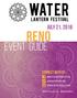 July 21, Reno. Event Guide. connect  @WaterLanternFestival. #WaterLanternFestival.