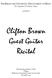 Clifton Brown Guest Guitar Recital