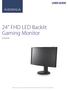 24 FHD LED Backlit Gaming Monitor