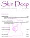 Skin Deep. The Biannual Newsletter from J. Hewit & Sons Ltd. No.17 Spring 2004