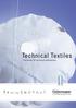 Technical Textiles. The expert for technical applications