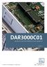 DAR3000C01 AES/EBU DIGITAL AUDIO REFERENCE SIGNAL GENERATOR. Version 1.0. Albalá Ingenieros, S.A. Medea, Madrid - Spain