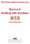 MODULE 4: Building with Numbers