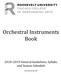 Orchestral Instruments Book