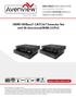 HDMI HDBaseT CAT5/6/7 Extender Set with Bi-directional/IR/RS-23/PoC