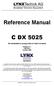 Reference Manual C DX 5025
