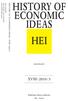 HISTORY OF ECONOMIC IDEAS HEI
