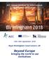AEC Annual Meeting for International Relations Coordinators. Birmingham th-16th September Royal Birmingham Conservatoire, UK