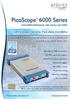 PicoScope 6000 Series HIGH-PERFORMANCE USB OSCILLOSCOPES
