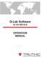Q-Lab Software. for the 8821Q-R OPERATION MANUAL