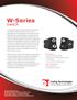 W-Series. Switch. Fully sealed and submersible IP68 protection including below the panel Tri-seal design Connector with twin locking tabs