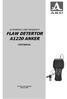 ULTRASONIC LOW-FREQUENCY FLAW DETERTOR A1220 ANKER USER MANUAL