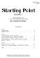 Starting Point. Volume 1. Reproducible music for 2 or 3 octaves handbells or handchimes. by Sandra Eithun. Contents