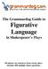 The Grammardog Guide to Figurative Language. in Shakespeare s Plays