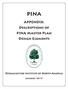 PINA. APPENDIX: Descriptions of PINA Master Plan Design Elements PERMACULTURE INSTITUTE OF NORTH AMERICA