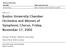 Boston University Chamber Orchestra and Women of Symphonic Chorus, Friday, November 17, 2000
